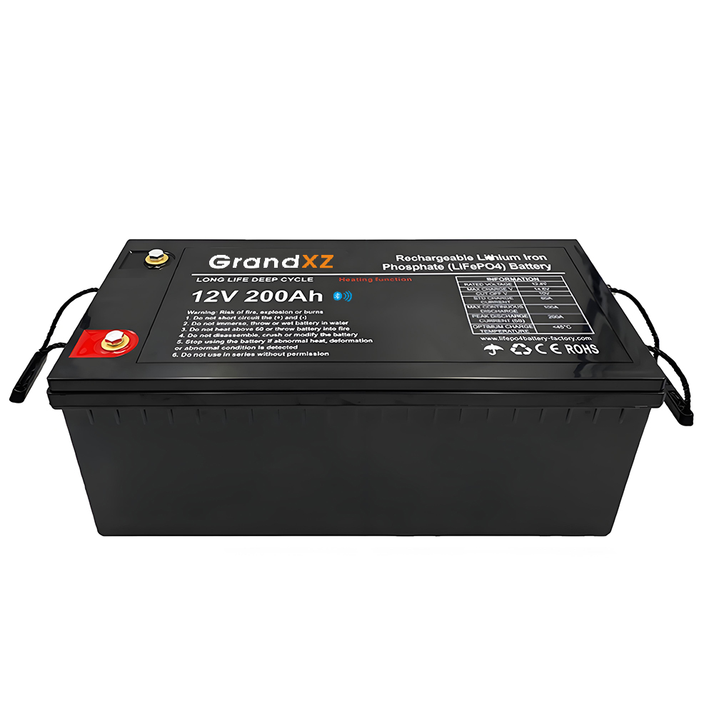 鐵鋰藍(lán)牙電池 12V200Ah 帶藍(lán)牙帶加熱功能